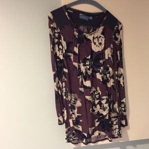 Purple Floral Simply Vera Wang Work Too